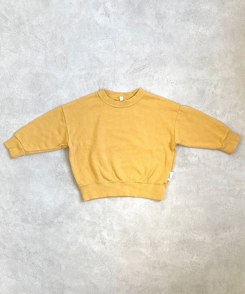 JIPPON（ジポン）の「ウラケワイドトレーナー（80～140cm）（スウェット・キッズ・オフホワイト/ブルー/チャコール/マスタード/グリーン/レッド・120/150/80/100/130/110/140/90）」の16枚目の写真