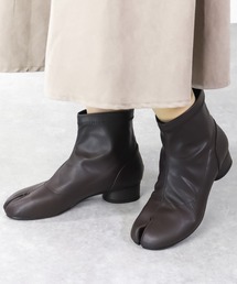 Liberty doll / ストレッチ足袋ブーツ 3cmヒール モード ショートブーツ(9066)