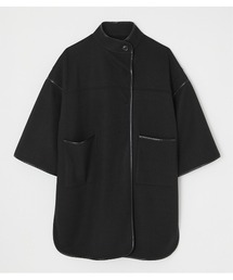 AZUL by moussy | COLLARLESS PONCHO COAT/カラーレスポンチョコート(その他アウター)