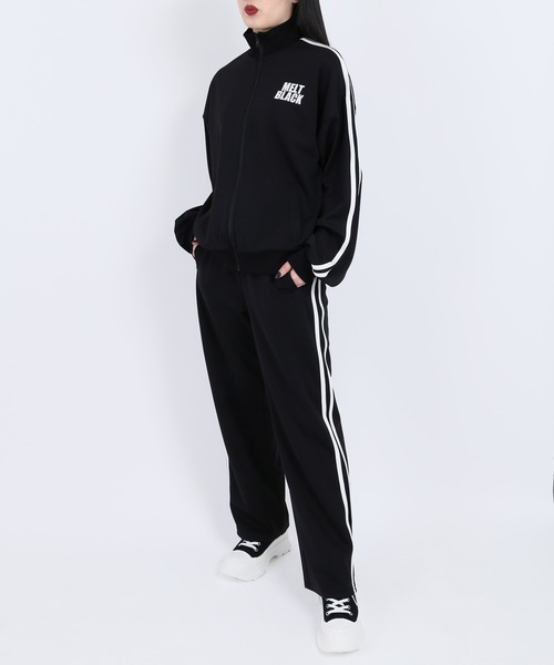 WC（ダブル シー）の「2ラインジャージパンツ（スウェットパンツ・レディース・ブラック/パープル/ピンク/グリーン・FREE）」の11枚目の写真