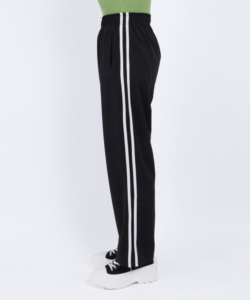 WC（ダブル シー）の「2ラインジャージパンツ（スウェットパンツ・レディース・ブラック/パープル/ピンク/グリーン・FREE）」の5枚目の写真