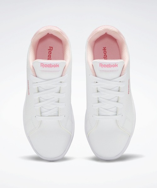 Reebok（リーボック）の「ロイヤル コンプリート クリーン / ROYAL COMPLETE CLN 2.0 （スニーカー・キッズ・ホワイト/ホワイト×ライトピンク・22.5cm/23.5cm/24.5cm/23.0cm/24.0cm/25.0cm/22.0cm/17.0cm/18.0cm/19.0cm/20.0cm/21.0cm/20.5cm/21.5㎝/17.5cm/19.5cm/18.5cm）」の13枚目の写真