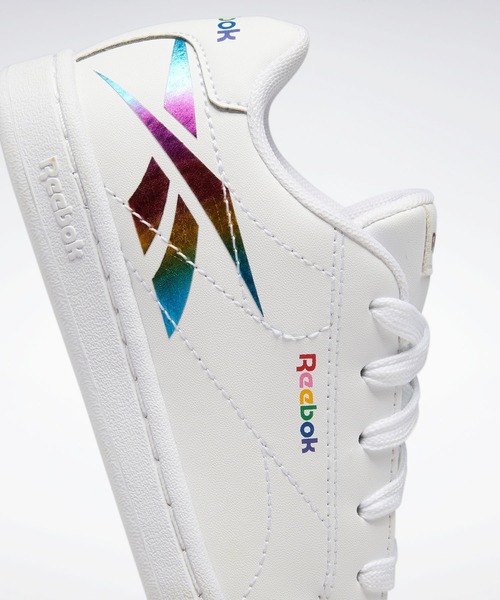 Reebok（リーボック）の「ロイヤル コンプリート クリーン / ROYAL COMPLETE CLN 2.0 （スニーカー・キッズ・ホワイト/ホワイト×ライトピンク・22.5cm/23.5cm/24.5cm/23.0cm/24.0cm/25.0cm/22.0cm/17.0cm/18.0cm/19.0cm/20.0cm/21.0cm/20.5cm/21.5㎝/17.5cm/19.5cm/18.5cm）」の10枚目の写真