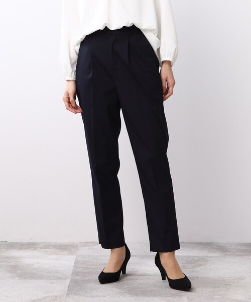 DRESKIP（ドレスキップ）の「◆洗えるキャリーマンテ－パ－ドパンツ（その他パンツ・レディース・ブラック/ネイビー/ダークグレー・01/02/03/04/05）」の3枚目の写真