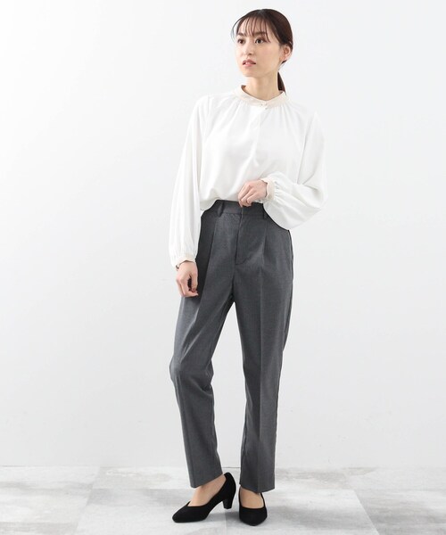 DRESKIP（ドレスキップ）の「◆洗えるキャリーマンテ－パ－ドパンツ（その他パンツ・レディース・ブラック/ネイビー/ダークグレー・01/02/03/04/05）」の11枚目の写真