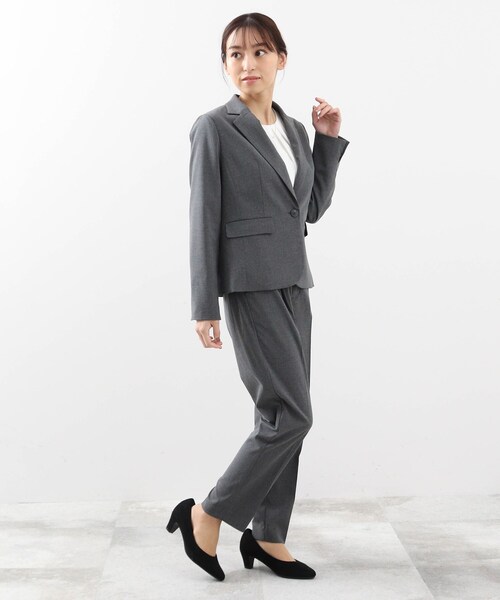 DRESKIP（ドレスキップ）の「◆洗えるキャリーマンテ－パ－ドパンツ（その他パンツ・レディース・ブラック/ネイビー/ダークグレー・01/02/03/04/05）」の13枚目の写真