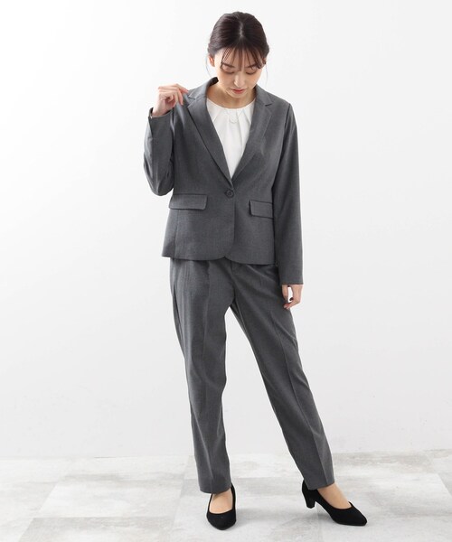 DRESKIP（ドレスキップ）の「◆洗えるキャリーマンテ－パ－ドパンツ（その他パンツ・レディース・ブラック/ネイビー/ダークグレー・01/02/03/04/05）」の14枚目の写真