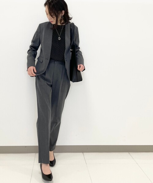 DRESKIP（ドレスキップ）の「◆洗えるキャリーマンテ－パ－ドパンツ（その他パンツ・レディース・ブラック/ネイビー/ダークグレー・01/02/03/04/05）」の16枚目の写真