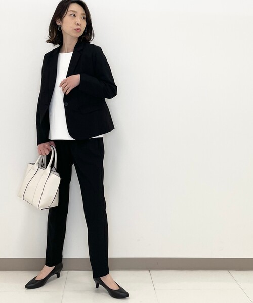 DRESKIP（ドレスキップ）の「◆洗えるキャリーマンテ－パ－ドパンツ（その他パンツ・レディース・ブラック/ネイビー/ダークグレー・01/02/03/04/05）」の21枚目の写真