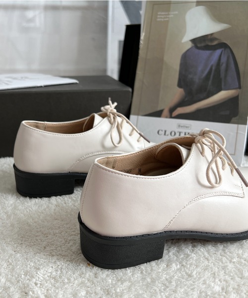 Shoes in Closet(シューズインクローゼット)の「超軽量 ベーシック オックスフォード シューズ 2876(ドレスシューズ・レディース・ブラック/ダークブラウン/アイボリー/ブラック系その他・S/L/LL/M/3L)」の16枚目の写真