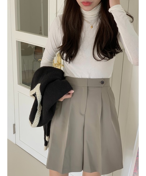 mood for a day（ムードフォーアデイ）の「craft alpaca turtle neck /アルパカタートルネック（Tシャツ/カットソー・レディース・ブラック/ベージュ/ブルー/アイボリー・FREE）」の15枚目の写真