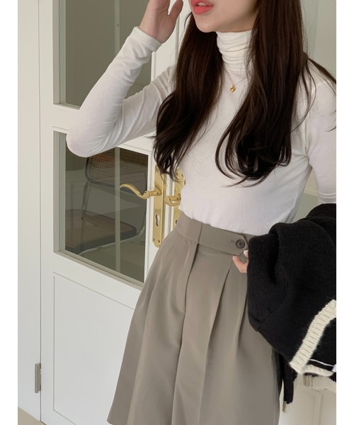 mood for a day（ムードフォーアデイ）の「craft alpaca turtle neck /アルパカタートルネック（Tシャツ/カットソー・レディース・ブラック/ベージュ/ブルー/アイボリー・FREE）」の14枚目の写真