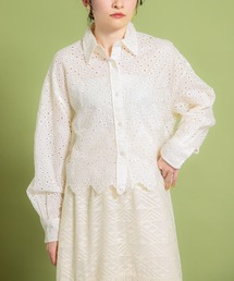 KBF | スカラップレースシャツ(シャツ/ブラウス)