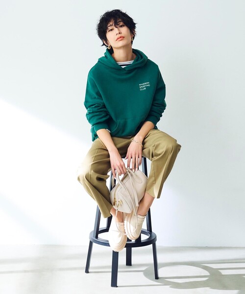 OPAQUE.CLIP（オペークドットクリップ）の「◆ステッチボストンバッグ【2WAY】（ショルダーバッグ・レディース・ブラック/グレー/グリーン・00）」の18枚目の写真