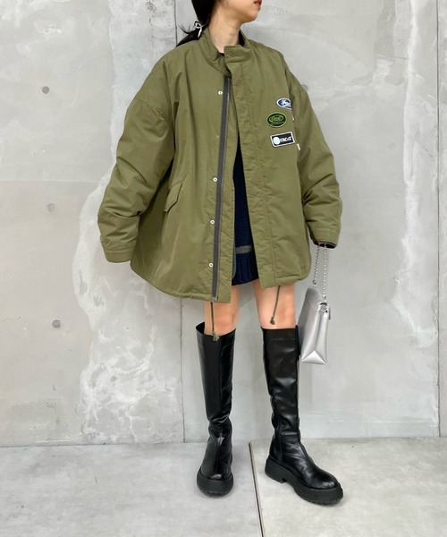WHO'S WHO gallery(フーズフーギャラリー)の「タンクソールロングブーツ(ブーツ・レディース・ブラック/オフホワイト・LARGE/MEDIUM)」の13枚目の写真