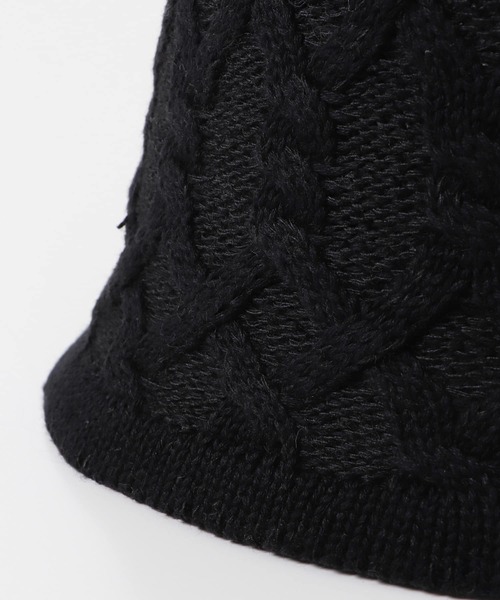 SENSE OF PLACE by URBAN RESEARCH(センスオブプレイスバイアーバンリサーチ)の「柄編みチューリップハット(ハット・レディース・ブラック/ベージュ/ホワイト/オレンジ・ONE)」の13枚目の写真
