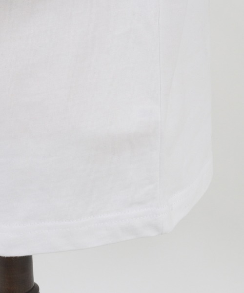 Jih Nunc(ジーヌンク)の「mt7714-プリントTシャツ - LOGO SPLUSH -(Tシャツ/カットソー・メンズ・ホワイト/ブラック・S/M/L)」の5枚目の写真