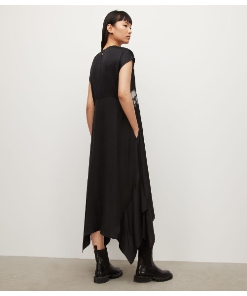 ALLSAINTS(オールセインツ)の「GIAN KOSUMOSO DRESS | GIAN KOSUMOSO ドレス・ワンピース(ワンピース・レディース・ブラック・6/4/8/10)」の5枚目の写真