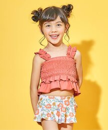 トロピカル柄セパレート水着_UVカット