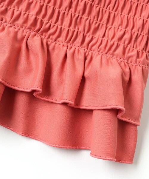 apres les cours(アプレレクール)の「トロピカル柄セパレート水着_UVカット(水着・キッズ・イエロー/オレンジ・110/120/90/100/80/130/140)」の6枚目の写真