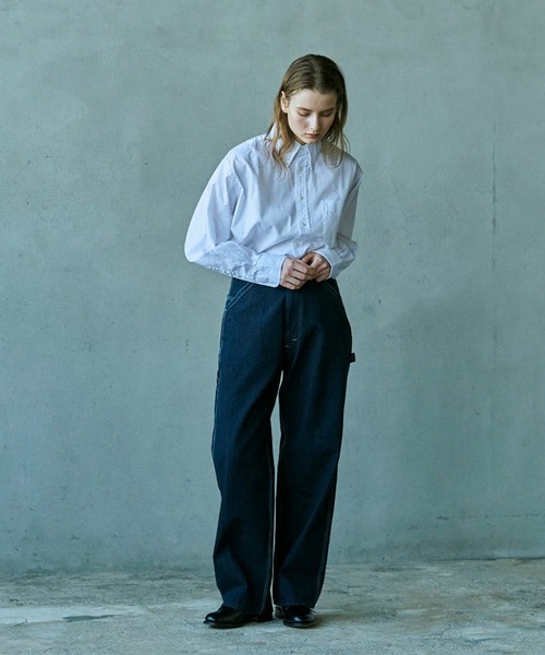 パーリーゲイツPGGリサイクルポリデニムLee別注デニムカラーパンツ パーリーゲイツPGGリサイクルポリデニムLee別注デニムカラーパンツ