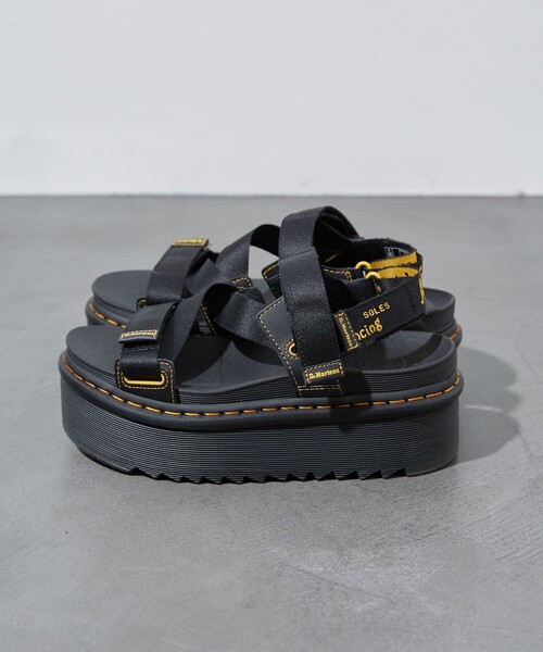 Dr. Martens（ドクターマーチン）の「【Dr.Martens/ドクターマーチン】 KIMBER/QUAD ZEBRILUS KIMBER/ゼブリラスキンバー/プラットフォームサンダル（サンダル・レディース・ベージュ/ブラック・3/6/4/5）」の12枚目の写真