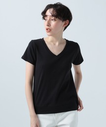 オーガニックコットンVネックプルオーバー