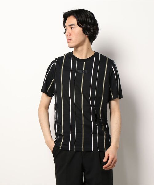 セール Puma プーマ メンズ モダン ベーシックス ストライプ 半袖 Tシャツ Tシャツ カットソー Puma プーマ のファッション通販 Zozotown