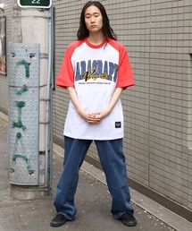 Paragraph/パラグラフ Raglan sleeve Arch logo T ラグランスリーブTシャツ