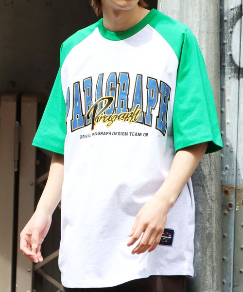 Paragraph/パラグラフ Raglan sleeve Arch logo T ラグラン