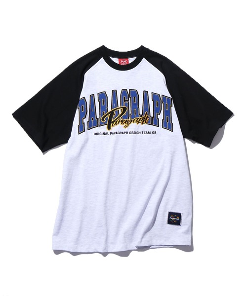 Paragraph/パラグラフ Raglan sleeve Arch logo T ラグラン