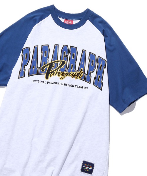 Paragraph(パラグラフ)の「Paragraph/パラグラフ Raglan sleeve Arch logo T ラグランスリーブTシャツ(Tシャツ/カットソー・メンズ・ネイビー/ブラック/レッド/パープル/グリーン・FREE)」の8枚目の写真