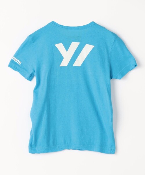 JAMES PERSE(ジェームスパース)の「キッズ YOSEMITE コットン クルーネックTシャツ GMJ3077YI(Tシャツ/カットソー・キッズ・ライトブルー/ホワイト・3/4/05)」の3枚目の写真