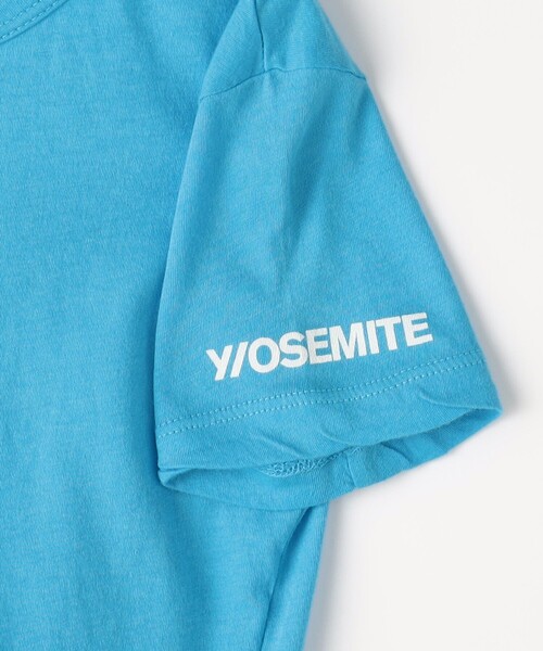 JAMES PERSE(ジェームスパース)の「キッズ YOSEMITE コットン クルーネックTシャツ GMJ3077YI(Tシャツ/カットソー・キッズ・ライトブルー/ホワイト・3/4/05)」の8枚目の写真