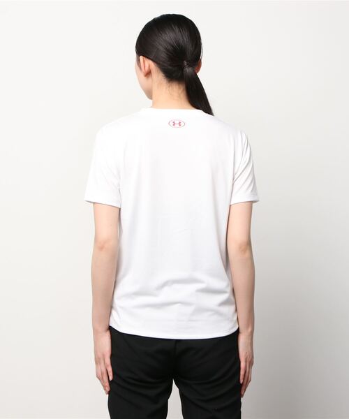 UNDER ARMOUR(アンダーアーマー)の「アンダーアーマー UA Tech Box Graphic Tee(Tシャツ/カットソー・レディース・ブラック/ホワイト/グレー・S/L/XL/M)」の4枚目の写真