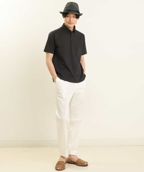 a.v.v(アーヴェヴェ)の「【吸水速乾】ALTIMAカノコボタンダウンポロシャツ(ポロシャツ・メンズ・ブルー/ネイビー/ブラック・46/48/50/44)」の12枚目の写真