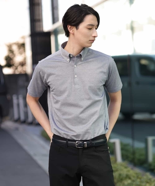 a.v.v(アーヴェヴェ)の「【吸水速乾】ALTIMAカノコボタンダウンポロシャツ(ポロシャツ・メンズ・ブルー/ネイビー/ブラック・46/48/50/44)」の20枚目の写真