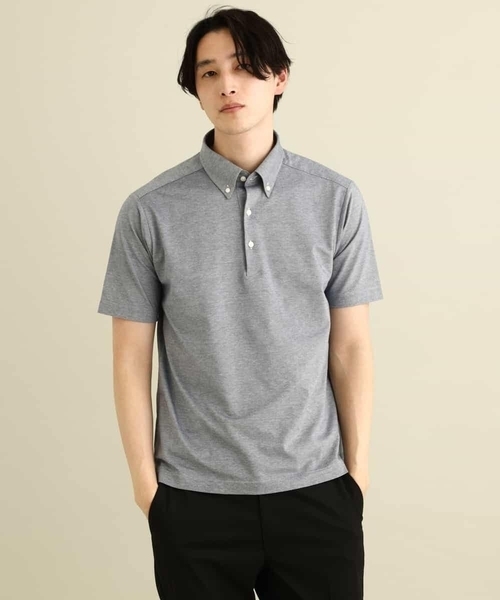 a.v.v(アーヴェヴェ)の「【吸水速乾】ALTIMAカノコボタンダウンポロシャツ(ポロシャツ・メンズ・ブルー/ネイビー/ブラック・46/48/50/44)」の21枚目の写真