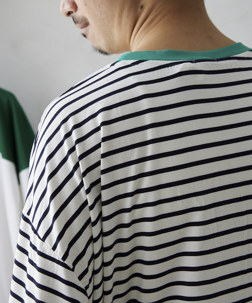 【タグ付き】ジャーナルスタンダードレリューム　APCボーダーTシャツ 送料込 JOURNAL STANDARD relume A P C 別注 コラボ ボーダー T
