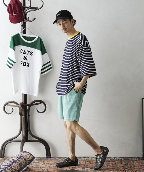 JOURNAL STANDARD relume（ジャーナルスタンダード　レリューム）の「リンガーボーダーTシャツ（Tシャツ/カットソー・メンズ・ホワイト/ネイビー/ブラウン/ブルー・MEDIUM/LARGE）」の15枚目の写真