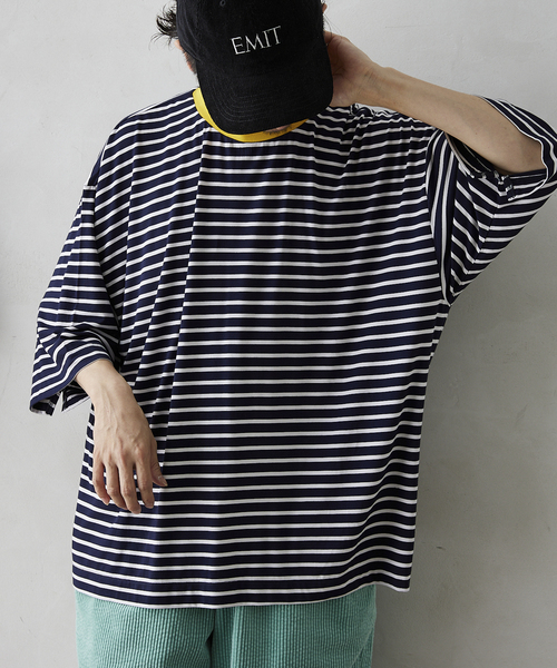 セール】リンガーボーダーTシャツ（Tシャツ/カットソー