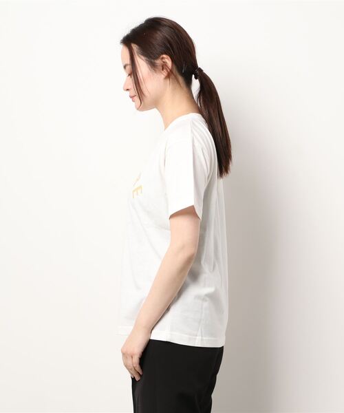 Lugnoncure(ルノンキュール)の「アーチロゴプリントTシャツ(Tシャツ/カットソー・レディース・オフホワイト/ベージュ/ミント・フリ-)」の4枚目の写真