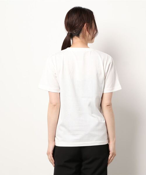 Lugnoncure(ルノンキュール)の「アーチロゴプリントTシャツ(Tシャツ/カットソー・レディース・オフホワイト/ベージュ/ミント・フリ-)」の5枚目の写真