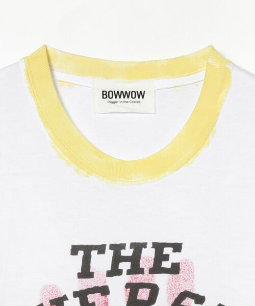 BEAMS BOY（ビームスボーイ）の「BOW WOW × BEAMS BOY / 別注 UNIV OF GRAPEFRUITS RINGER T-SHIRTS（Tシャツ/カットソー・レディース・ホワイト・MEDIUM）」の3枚目の写真