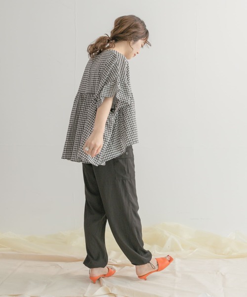ITEMS URBANRESEARCH(アイテムズ アーバンリサーチ)の「カーゴジョガーパンツ(その他パンツ・レディース・ブラック/グリーン/アイボリー・FREE)」の11枚目の写真