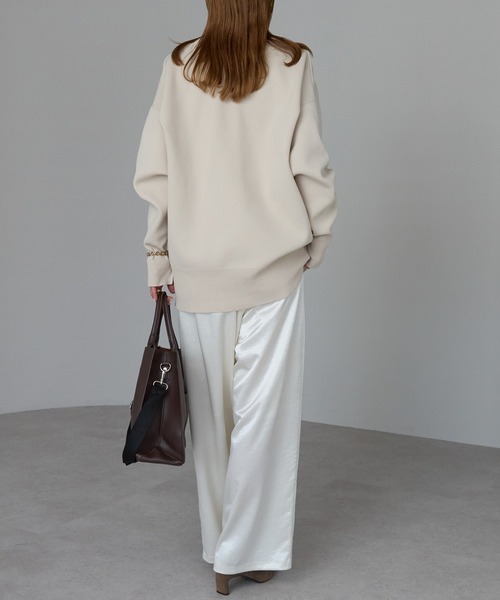 POUTOJOURU（ポートジュール）の「【ポートジュール】 レザー　2WAYクラシック横型トートバッグ A4 14インチPC ZOZOTOWN限定（トートバッグ・レディース・ブラック/アイボリー/ダークブラウン・FREE）」の9枚目の写真