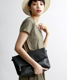 WEGO | WEGO/口折れ2WAYショルダーバッグ(クラッチバッグ)