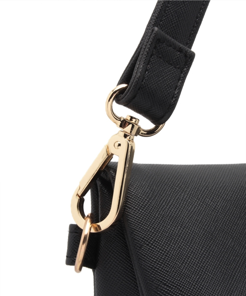 WEGO（ウィゴー）の「WEGO/口折れ2WAYショルダーバッグ（クラッチバッグ・レディース・ホワイト/ブラック/ブルー/レッド/シルバー・FREE）」の17枚目の写真