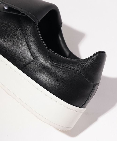 CULLNI（クルニ）の「SH-011 レザースニーカー（スニーカー・メンズ・ホワイト/ブラック×ホワイト/ブラック・1/2）」の14枚目の写真