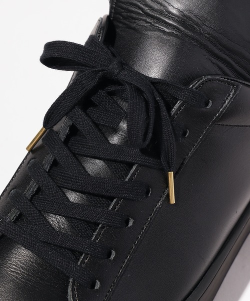 CULLNI（クルニ）の「SH-011 レザースニーカー（スニーカー・メンズ・ホワイト/ブラック×ホワイト/ブラック・1/2）」の17枚目の写真